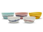 Ottolenghi Bowls Available in 2 Sizes & 6 Styles - Lapis Lazuli Swirl White Stripe / Large - Serax - Playoffside.com