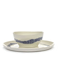Ottolenghi Bowls Available in 2 Sizes & 6 Styles - Lapis Lazuli Swirl White Stripe / Large - Serax - Playoffside.com