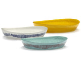 Stoneware High Serving Plates Available in 2 Sizes & 5 Styles - Medium / Lapis Lazuli White Dots - Serax - Playoffside.com