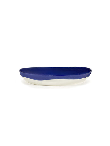 Stoneware High Serving Plates Available in 2 Sizes & 5 Styles