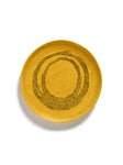 Low Serving Plates Available in 3 Styles - Sunny Yellow Black Dots - Serax - Playoffside.com