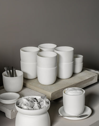 Serax - Base Coffee Cup by Piet Boon Available in 4 Styles - Glazed Porcelain / Without Handle - Playoffside.com