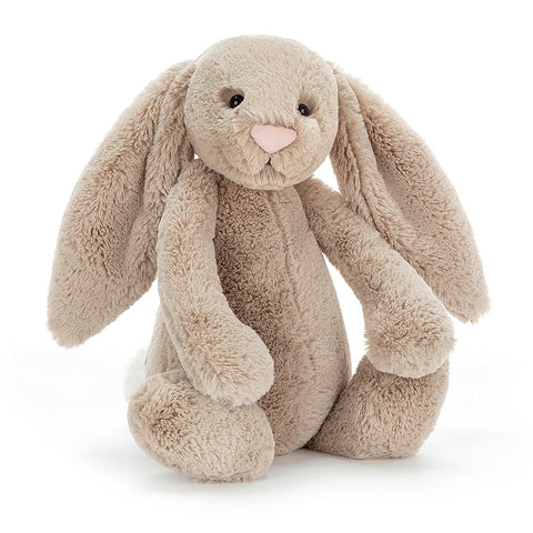 Bashful Beige Official Bunny Teddybear Suitable from Birth - L - Jellycat - Playoffside.com