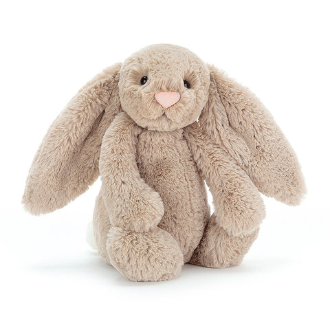 Bashful Beige Official Bunny Teddybear Suitable from Birth - M - Jellycat - Playoffside.com