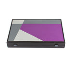 Traffic Purple  Minimalist Art Backgammon Set - Default Title - Manopoulos - Playoffside.com
