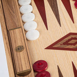 Oak & American Walnut Backgammon Set - Default Title - Manopoulos - Playoffside.com