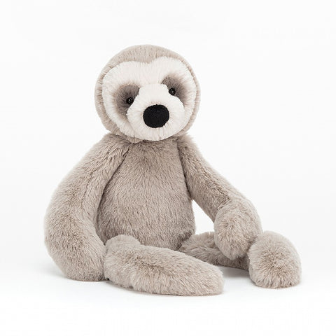 Adoring Sloth Teddybear Suitable from Birth - Small - Jellycat - Playoffside.com