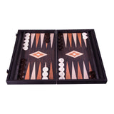 Wenge Wooden Backgammon Set Available in 2 Sizes