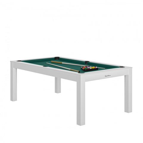 Rene Pierre - Charme Pool Table - White / Green / WithTop - Playoffside.com