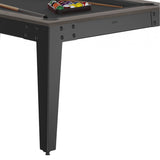 Rene Pierre - Steel Pool Table - Oak sanded / white / Grey Cloth / Without Top - Playoffside.com