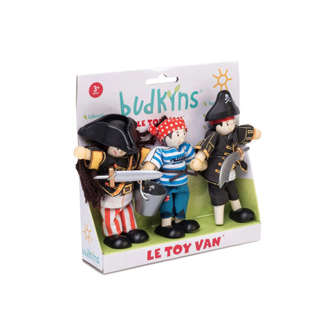 Le Toy Van - Set of 3 Pirates made from Wood Suitable from 3 years old - Default Title - Playoffside.com
