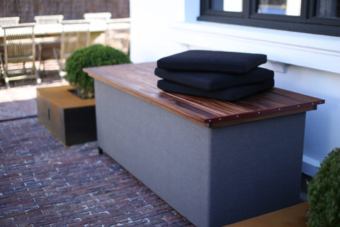 Chest'r  Luxury Outdoor Storage Box Available in 9 Colours and Personalisation - Grey / Personalisation - Tradewinds - Playoffside.com