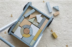 Baby Walker and Trolley With Wood Blocks - Pink - Little Dutch - Playoffside.com