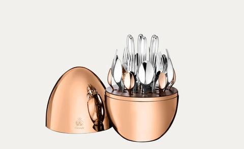 Christofle - Egg Cutlery Set - Copper - Playoffside.com