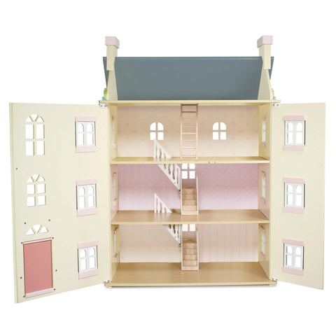 Cherry Tree Hall Wooden Doll House Suitable from 3 years old - Default Title - Le Toy Van - Playoffside.com