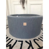 Misioo - Eco Child Ball Pool 90 cm Diameter Available in 4 Colours - Grey Blue - Playoffside.com