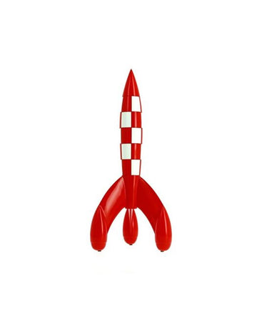【新品】タンタンの冒険 TINTIN ロケット 22cm 希少 木製 The Official Tintin Rocket With Certificate of Authenticity