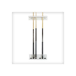 Elegant Design Cue Holder Wall Fixed - White Lacquered - Rene Pierre - Playoffside.com
