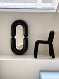 Moustache - Decorative Zodiac Wall Mirror Available in 2 Colours - White - Playoffside.com