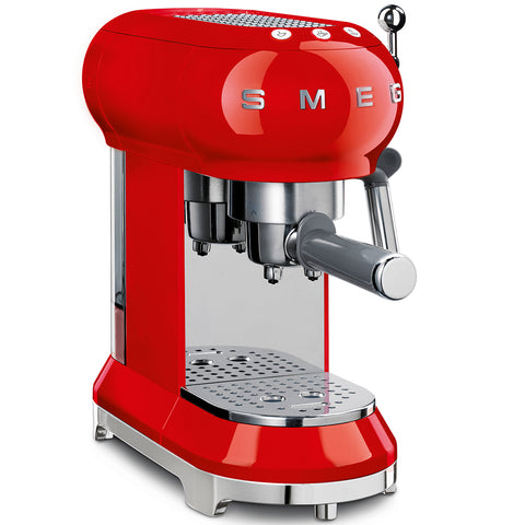 Smeg - Espresso Coffee Machine - Red - Playoffside.com