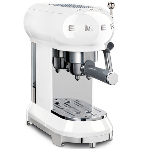 Smeg - Espresso Coffee Machine - White - Playoffside.com