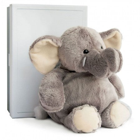 Histoire d'Ours - Grey Elephant Soft Toy Available in 3 Sizes - Medium - Playoffside.com