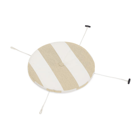Toni Pillow For Chairs Available in 9 Colors - Stripe Sandy Beige - Fatboy - Playoffside.com