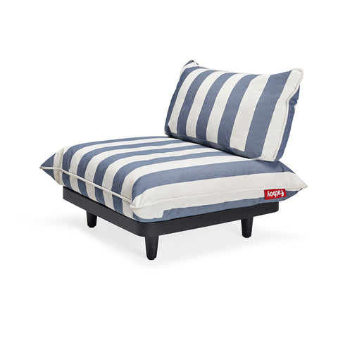 Paletti Outdoor Seat / Center Module Available in 4 Colors - Stripe Blue Ocean - Fatboy - Playoffside.com