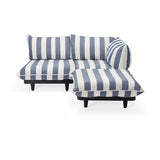 Paletti Medium Outdoor Sofa 3 Modules Available in 4 Colors - Right / Stripe Ocean Blue - Fatboy - Playoffside.com