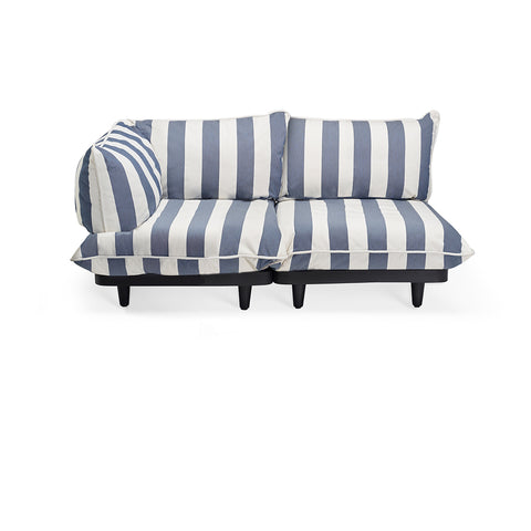 Paletti Small Outdoor Sofa 3 Modules Available in 4 Colors - Left / Stripe Ocean Blue - Fatboy - Playoffside.com