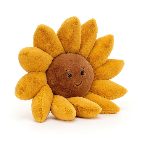 Jellycat - Fleury Sunflower Cuddly Teddy From Jellycat Available in 2 Sizes - Large - Playoffside.com