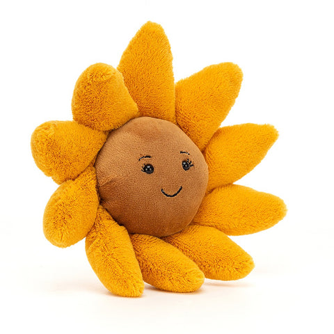 Jellycat - Fleury Sunflower Cuddly Teddy From Jellycat Available in 2 Sizes - Small - Playoffside.com