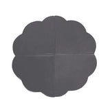 Flower Design Child Playmat Suitable from Birth Available in 6 Colours 160cm - Grey - Misioo - Playoffside.com