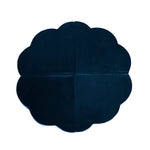 Flower Design Child Playmat Suitable from Birth Available in 6 Colours 160cm - Navy Blue - Misioo - Playoffside.com