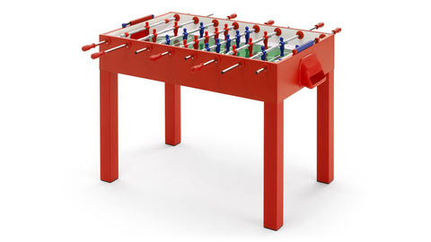 Fas Pendezza - Fido Modern Looking Design Football Table - Red / Straight Through Poles - Playoffside.com