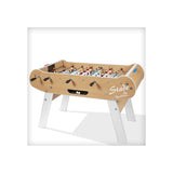 Rene Pierre - Stade Oak Wood and White Interior Design Football Table - Default Title - Playoffside.com