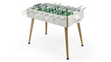 Fas Pendezza - Flamingo Contemporary Looking Design Football Table - White / Straight Through - Playoffside.com