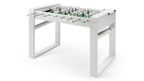 Tour 65 Luxury Modern Look and Design Football Table - White / Straight Through - Fas Pendezza - Playoffside.com