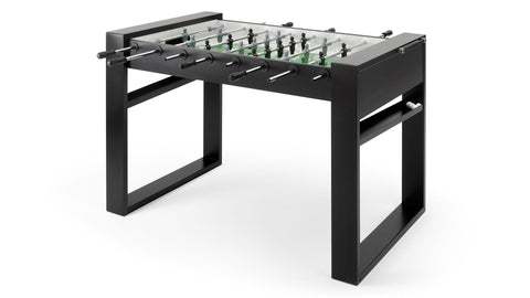 Tour 65 Luxury Modern Look and Design Football Table - Black / Straight Through - Fas Pendezza - Playoffside.com