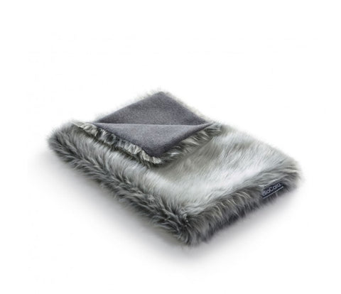 MiaCara - Super-Soft Faux Fur Cat Blanket Lana Available in 3 colours - Grey - Playoffside.com