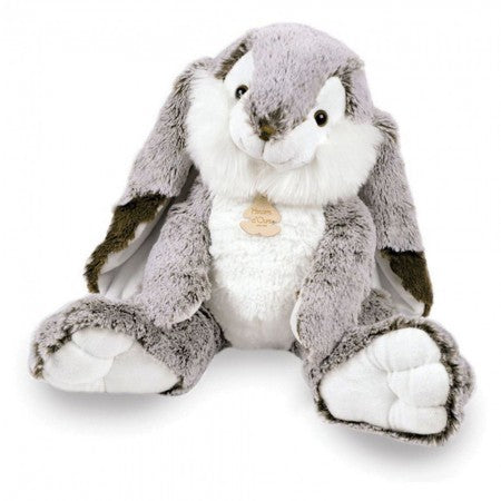 Histoire d'Ours - Cute Grey Bunny Teddy Suitable From Birth Available in 3 Sizes - L - Playoffside.com