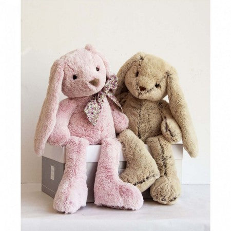 Doudou et Compagnie Histoire d'Ours Plush Stuffed Pink Glitter Mouse with  Gift Box 9.8