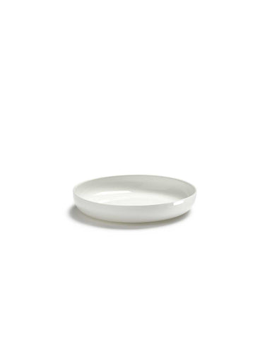 Serax - White Porcelain High Plates Piet Boon Available in 6 Sizes & 2 Styles - Glazed / S - Playoffside.com