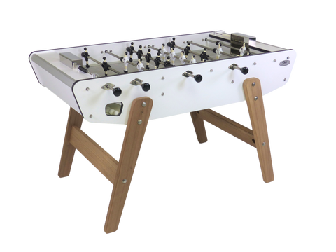 Stella - Outdoor Wood and Metal Sturdy Football Table - White - Playoffside.com