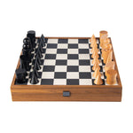 Bauhaus Style Chess Set 40 x 40 cm board and 8.5 cm King - Default Title - Manopoulos - Playoffside.com