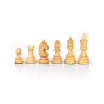 Manopoulos - Wooden Staunton Weighted Chess Pieces Available in 2 Sizes - Large - Playoffside.com