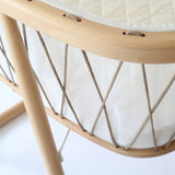 KUMI Baby Cradle with Organic Mattress Available in 3 Laces Colours - Hazelnut - Charlie Crane - Playoffside.com