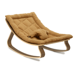 Baby Rocker LEVO Available in 5 Colors & 2 Wood Types - Camel / Walnut - Charlie Crane - Playoffside.com