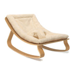 Baby Rocker LEVO Available in 5 Colors & 2 Wood Types - Fur Milk / Beech - Charlie Crane - Playoffside.com