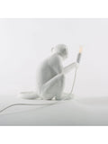 Seletti - Indoor Monkey Sitting Lamp White Color - Default Title - Playoffside.com